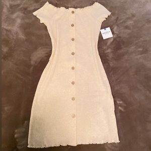 NEW / with tags oatmeal / heather color dress.